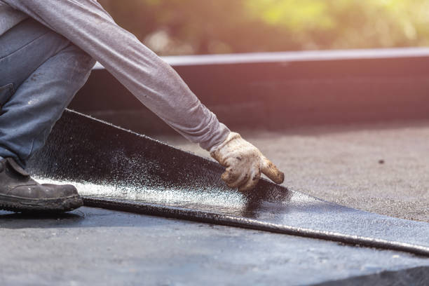 Professional Vapor Barrier Installation technician working in Mason, MI